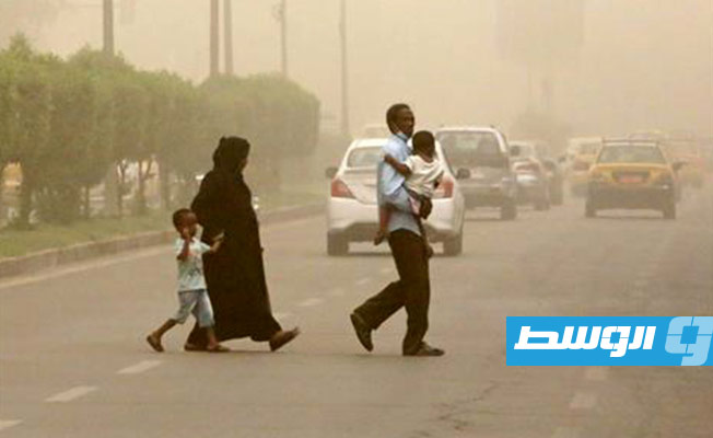 بغداد تشهد أولى العواصف الرملية هذا العام