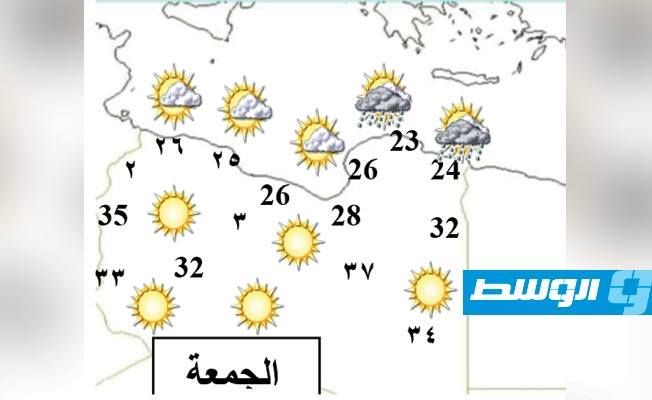 «الأرصاد»: انخفاض درجات الحرارة في غالبية مناطق الشرق غدا