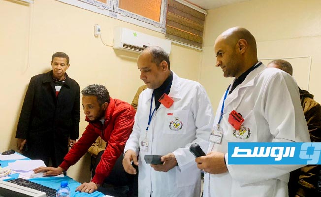 معدات وأجهزة أشعة لمستشفيات بالمنطقة الجنوبية، 21 يناير 2023. (وزارة الصحة بحكومة الدبيبة)