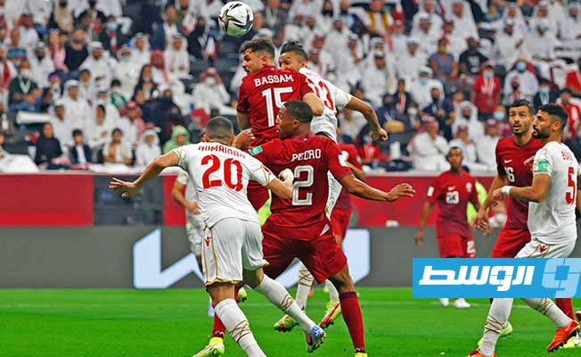 بالصور.. المنتخب القطري يفتتح مشواره في بطولة كأس العرب بالفوز على البحرين