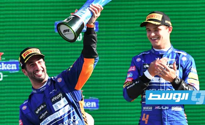 الأسترالي ريكياردو يفوز بجائزة إيطاليا الكبرى لـ«فورمولا 1» مع ماكلارين