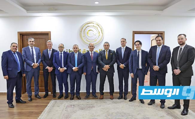 الاجتماع العادي الأول للعام 2023 لمجلس أمناء المؤسسة الليبية للاستثمار برئاسة الدبيبة. (حكومة الوحدة الوطنية)