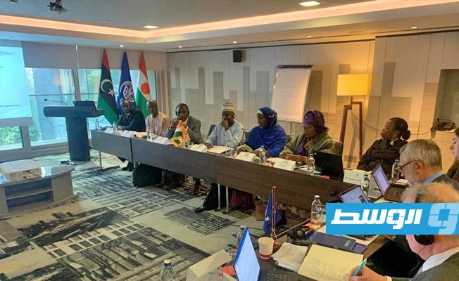اجتماع اللجان الفنية بين ليبيا والنيجر بشأن تنظيم تنقل العمالة في إسطنبول. (وزارة العمل والتأهيل)
