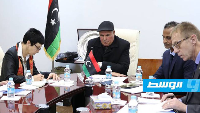 جلالة يبحث مع وفد أممي برامج الدعم الإنساني وتنشيط صندوق استقرار ليبيا