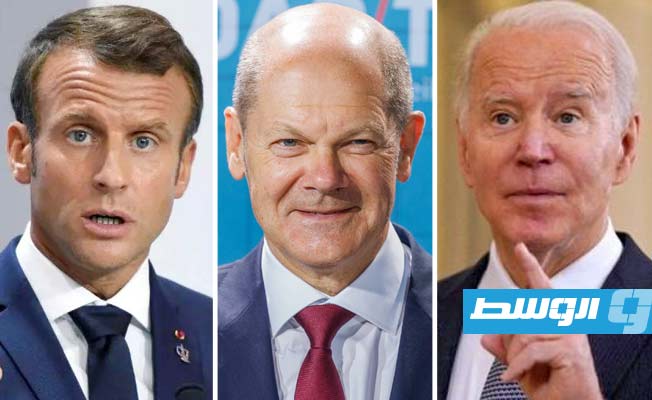 الإليزيه: محادثات مرتقبة «خلال الساعات المقبلة» بين الرئيس الفرنسي وبايدن وشولتس