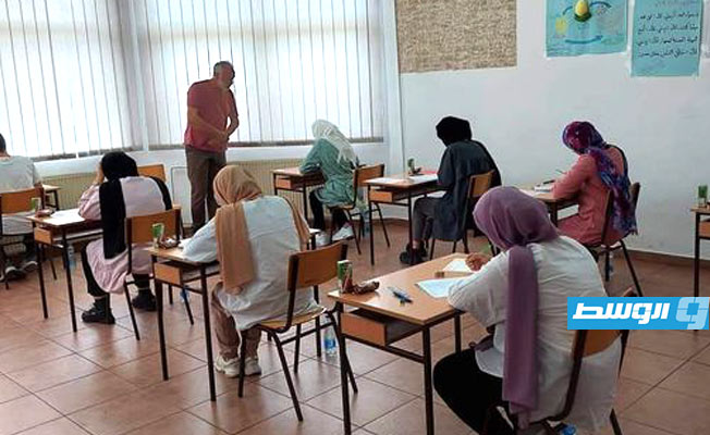 بدء امتحانات الدور الثاني لطلاب التعليم الأساسي والثانوي بالمدارس الليبية في الخارج