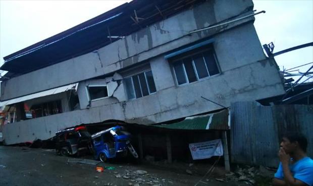 ارتفاع حصيلة قتلى الزلزال جنوب الفلبين إلى ثلاثة أشخاص