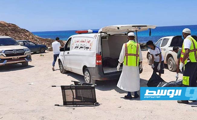 جهاز الإسعاف: انتشال جثث مجهولة الهوية من شاطئ البحر ببلدية جنزور