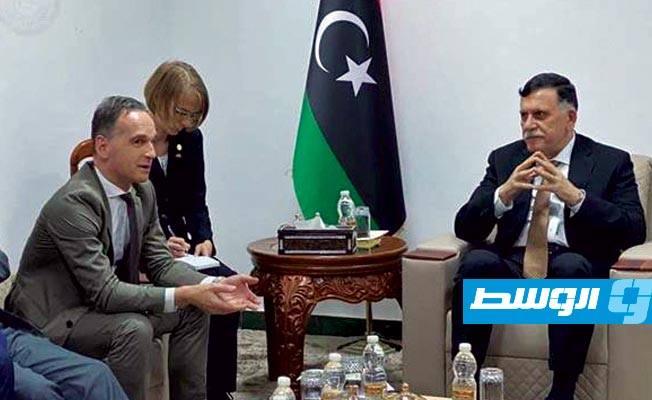 السراج وماس يعبران عن قلقهما من «تدخلات» أجنبية تسعى «لتقاسم مناطق نفوذ في ليبيا»