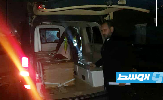 وصول جثمان عبدالمنعم ميلود إلى طرابلس.. وتحقيقات الحادث مستمرة