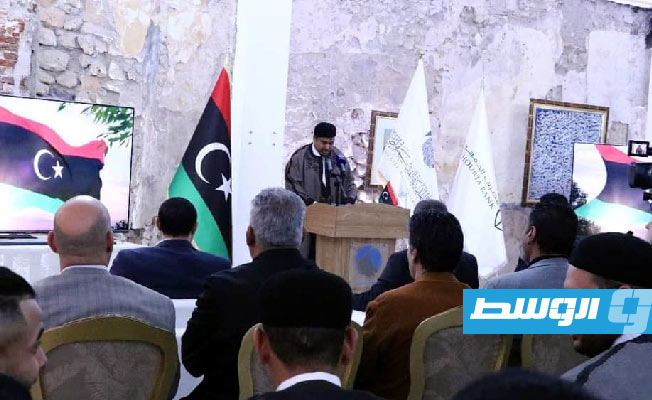 افتتاح مبان قديمة في طرابلس، 25 فبراير 2023 (وزارة الداخلية بحكومة الدبيبة)