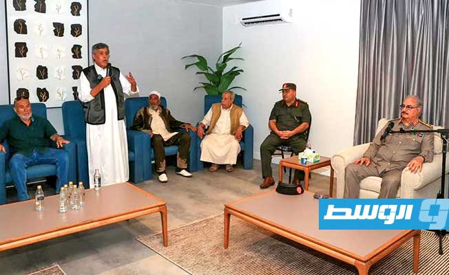 Haftar confirms General Command's determination to rebuild Derna quickly