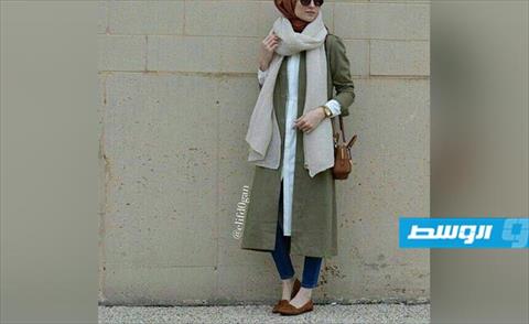طرق تنسيق ملابس الشتاء مع الحجاب