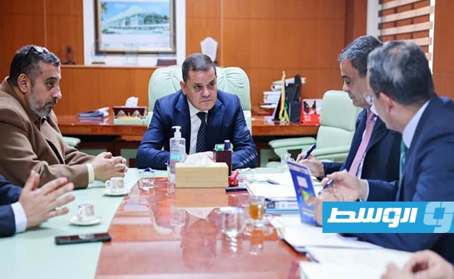 الدبيبة يؤكد ضرورة البدء في إنشاء صالة الركاب بمطار طرابلس