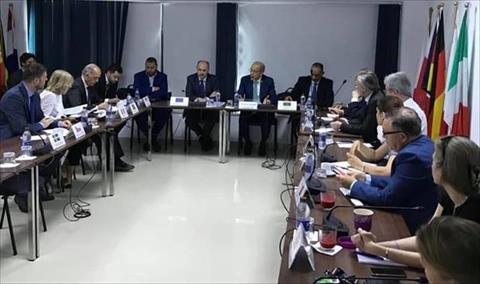 محافظ المصرف المركزي يلتقي سفراء دول الاتحاد الأوروبي في ليبيا