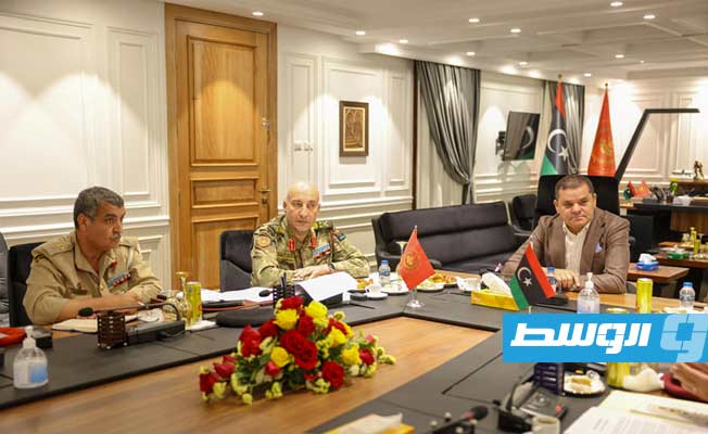 Dabaiba holds meeting with Chief of Staff Al-Haddad and army officers