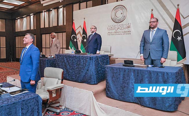 الجلسة العادية الـ 72 للمجلس الأعلى للدولة في طرابلس، الخميس 6 يناير 2022. (المكتب الإعلامي للمجلس الأعلى للدولة)