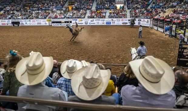 مسابقات الروديو لرعاة البقر تعاوَد في تكساس