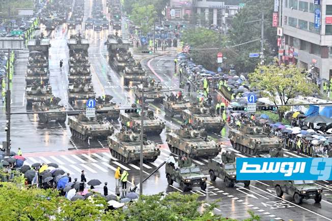 جانب من العرض العسكري الأول لكوريا الجنوبية منذ عشر سنوات في مناسبة يوم القوات العسكرية، 26 سبتمبر 2023. (أ ف ب)
