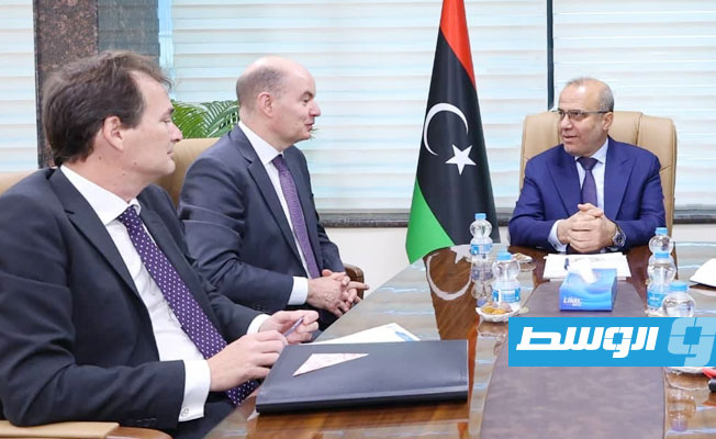 اللافي يبحث مع سفير سويسرا تطورات العملية السياسية في ليبيا
