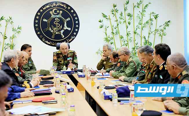 اجتماع عسكري بقاعدة طرابلس البحرية يناقش 4 ملفات