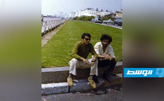 فرج البراني ومحمد عقيلة العمامي في برايتون 1970