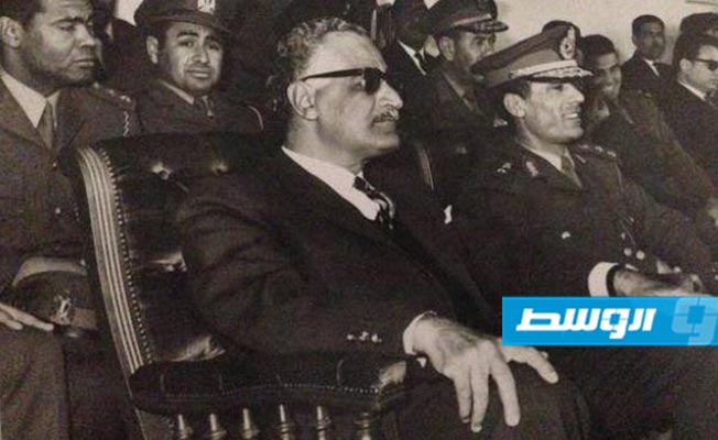 معمر القذافي وجمال عبد الناصر