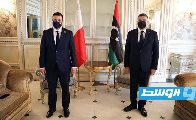 تشكيل لجنة لتطوير ملف التعاون الأمني بين ليبيا ومالطا
