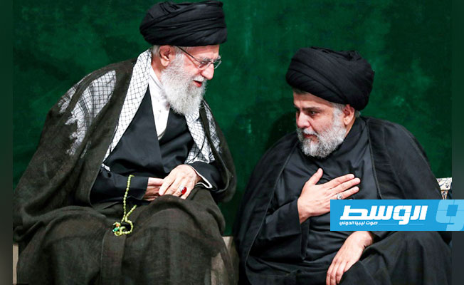 لقاء نادر بين الزعيم الشيعي العراقي مقتدى الصدر وخامنئي في طهران
