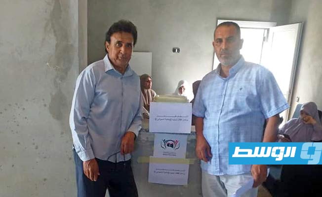 من إعلان نتيجة انتخابات برلمان «أطفال ليبيا» ببلدية السواني، 18 يوليو 2023. (وزارة الشؤون الاجتماعية)