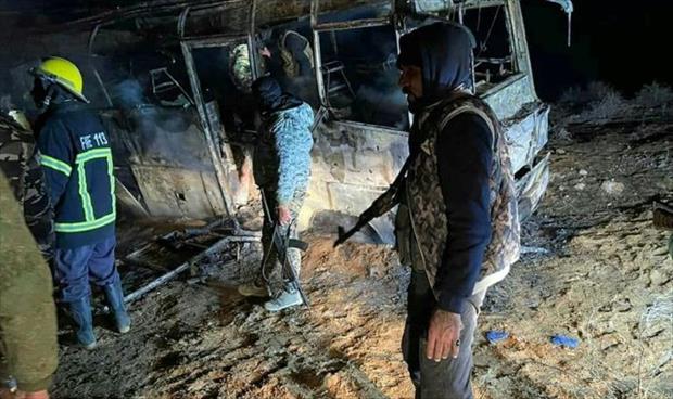 «داعش» يتبنى هجوما على حافلة في سورية
