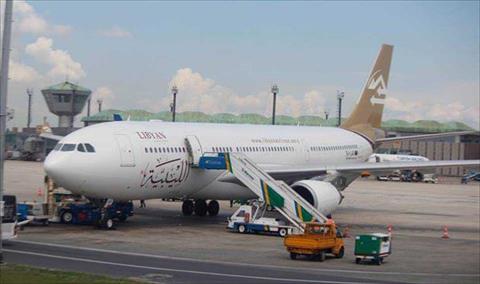 «الخطوط الليبية» توضح أسباب تعليق رحلاتها في مطار بنينا