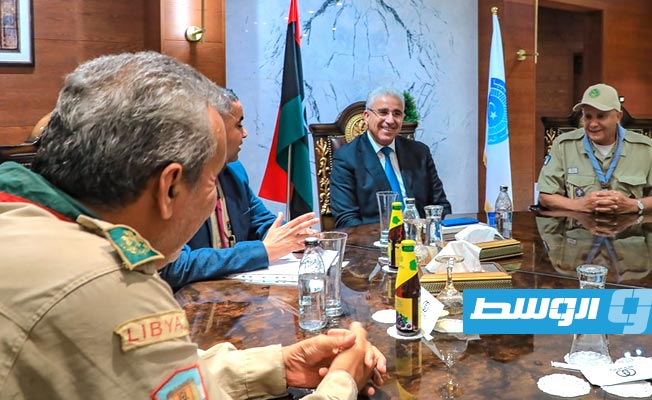 باشاغا يجتمع مع قادة الحركة الكشفية في بنغازي