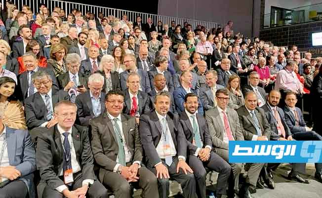 من مشاركة السفير الليبي في أعمال المؤتمر السنوي لحزب العمال البريطاني بمدينة ليفربول، 30 سبتمبر 2022. (فيسبوك)