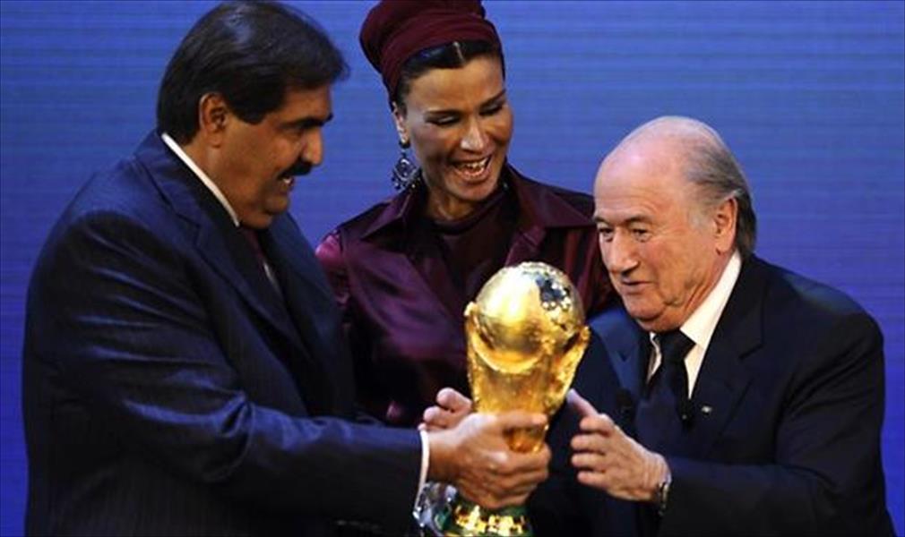 بلاتر يلمح بسحب تنظيم مونديال 2022 من قطر.. ويرشح أميركا أو اليابان