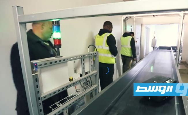 تشغيل منظومة جديدة لفرز ونقل أمتعة المسافرين بمطار بنينا في بنغازي