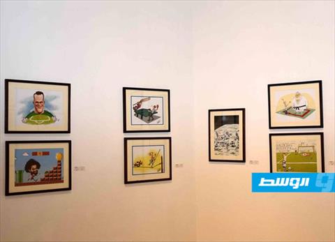 محمد صلاح يهيمن على الملتقى الدولي للكاريكاتير