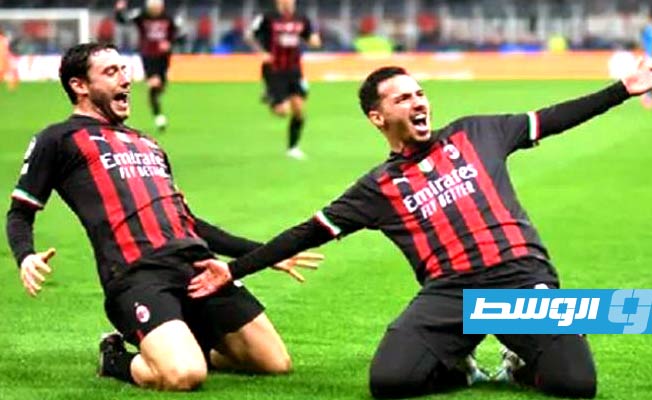 دوري أبطال أوروبا: بهدف بن ناصر.. ميلان يضع قدمًا في نصف النهائي