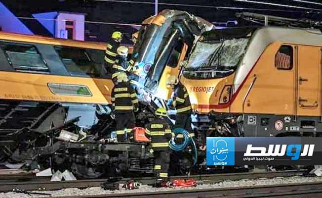 4 قتلى و5 جرحى في تصادم بين قطار وحافلة في سلوفاكيا