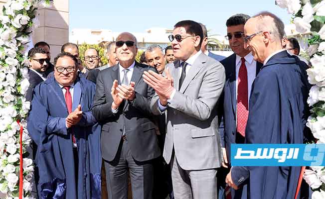 افتتاح مجمع مدرجات جديد مكتمل التجهيز بجامعة طرابلس
