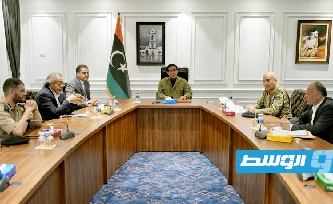 مجلس الدفاع وبسط الأمن يناقش الوضع الأمني بمدينة الزاوية والمنطقة الغربية