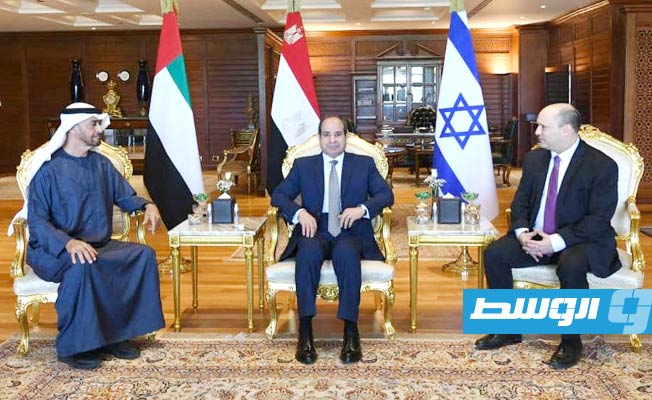 الرئاسة المصرية: السيسي بحث مع بن زايد وبينت استقرار سوق الطاقة والأمن الغذائي