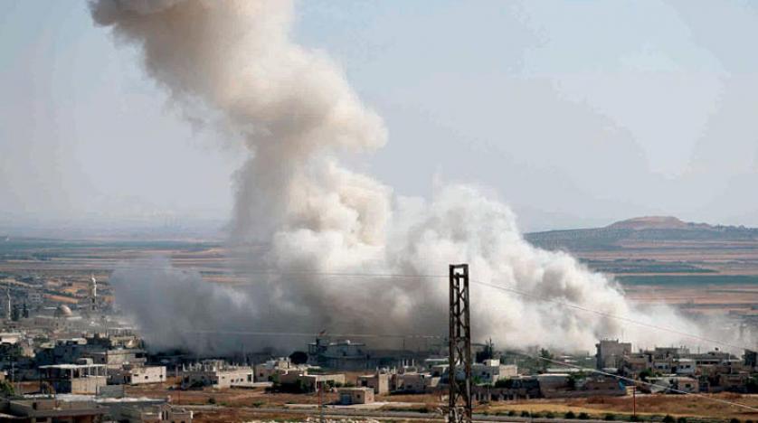 غارات جوية تركية تستهدف منطقة رأس العين في شمال سورية
