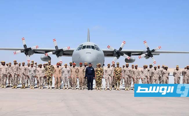 فعاليات التدريب المشترك «هرقل-2» في قاعدة محمد نجيب العسكرية. (الإنترنت)