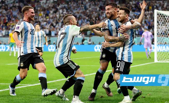 الأرجنتين تتخطى أستراليا وتضرب موعدا مع هولندا