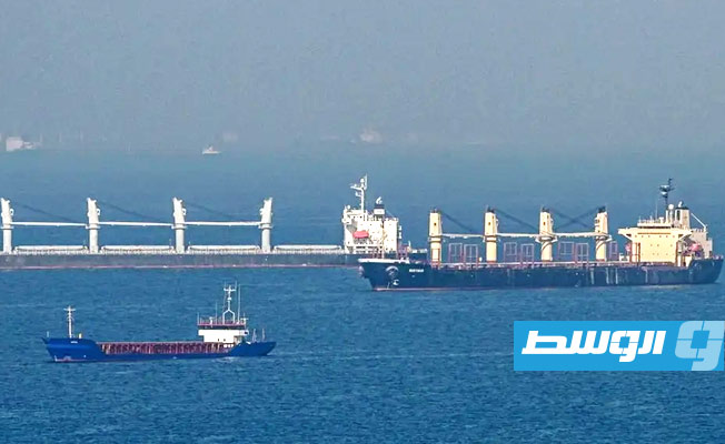 سفينة محملة بالقمح تغادر مرفأ أوكرانيا متوجهة إلى مصر