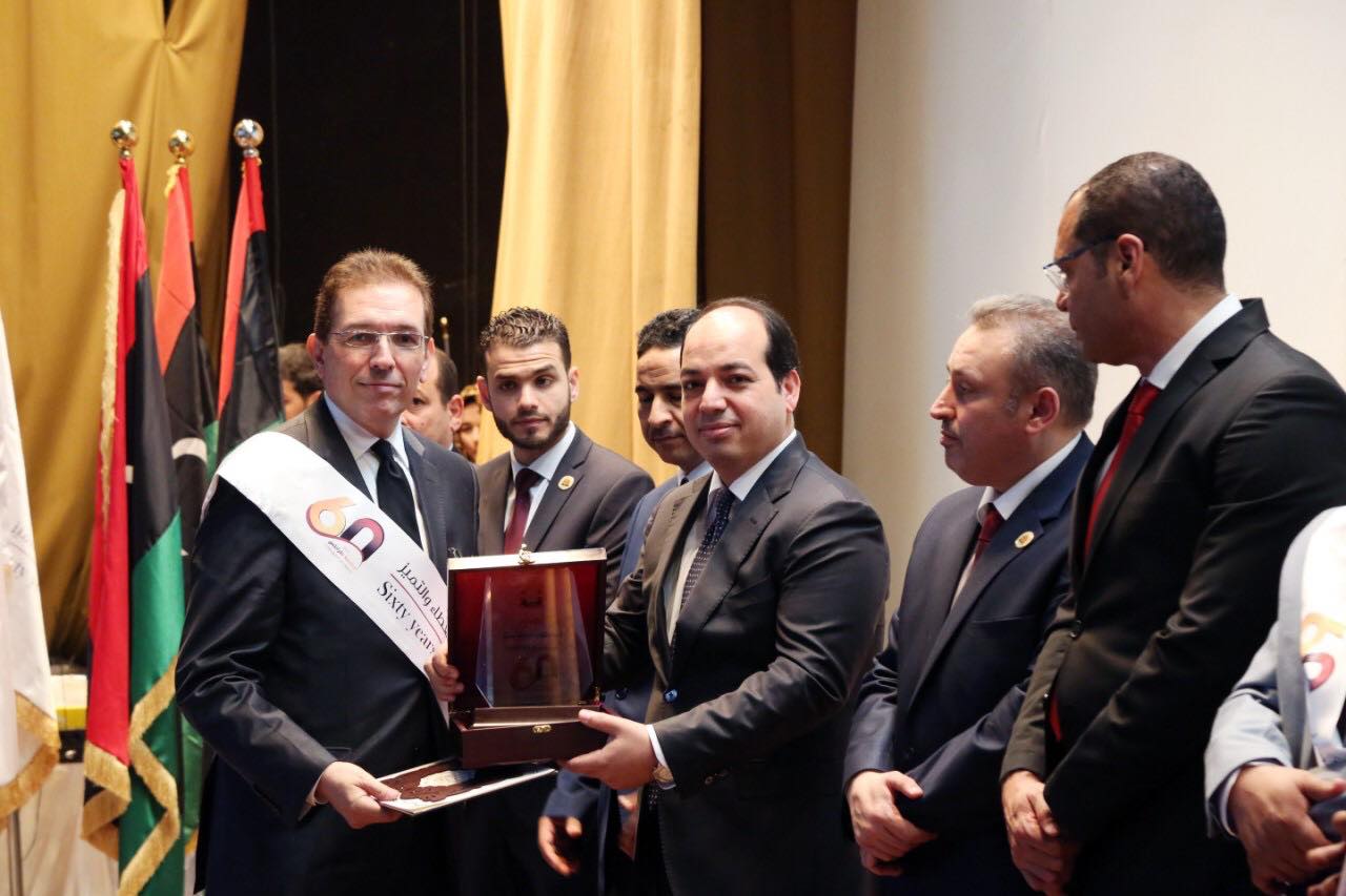 احتفالية جامعة طرابلس بذكرى تأسيسها الـ60. (إدارة التواصل والإعلام برئاسة مجلس الوزراء)