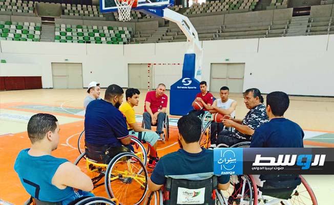 المنتخب الليبي لكرة السلة على الكراسي المتحركة يستعد لتصفيات كأس العالم