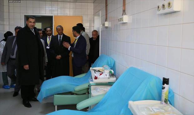 جانب من افتتاح عبدالله الثني لمستشفى جالو المركزي، 16 يناير 2020. (الحكومة الموقتة).