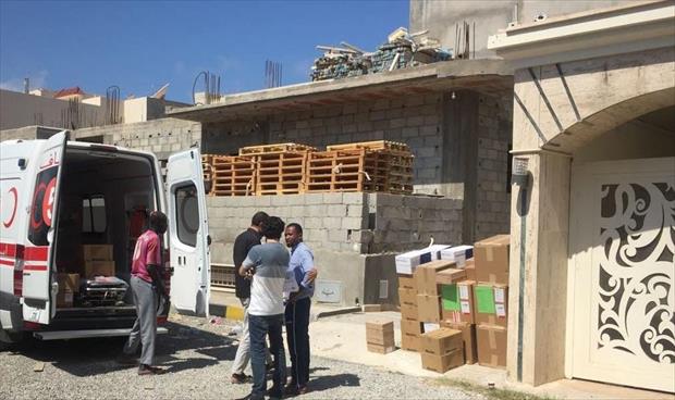 «الصليب الأحمر» تقدم مواد طبية لمستشفيات طرابلس وترهونة